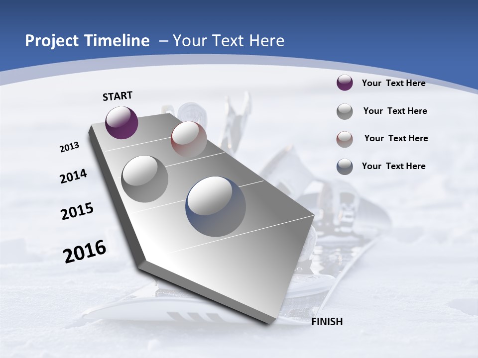 Beauty Icy Winter PowerPoint Template