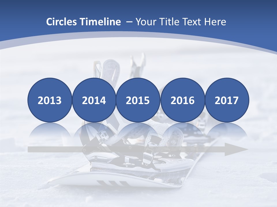 Beauty Icy Winter PowerPoint Template