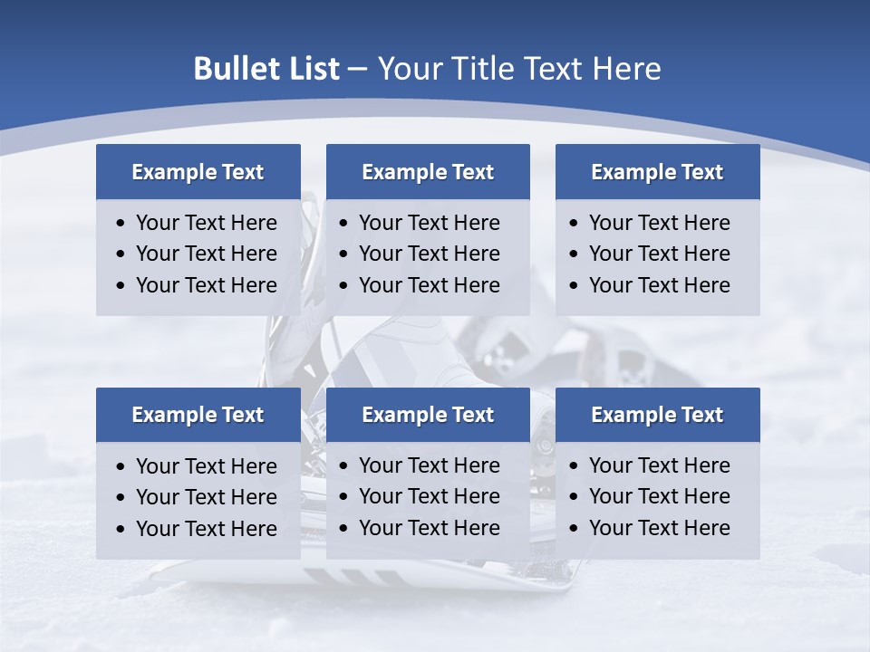 Beauty Icy Winter PowerPoint Template