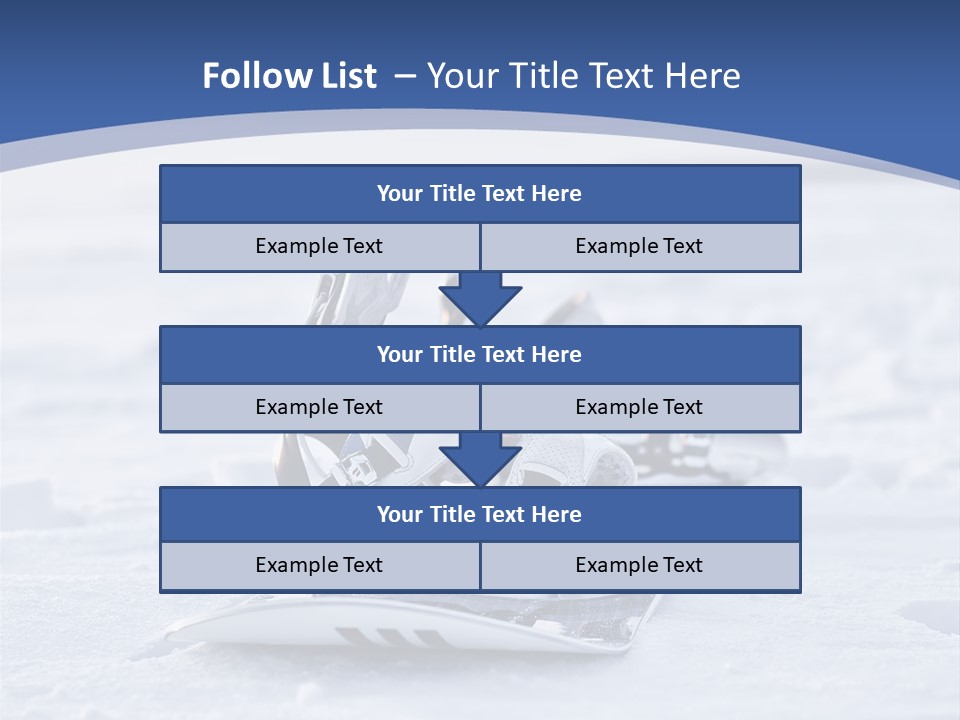 Beauty Icy Winter PowerPoint Template