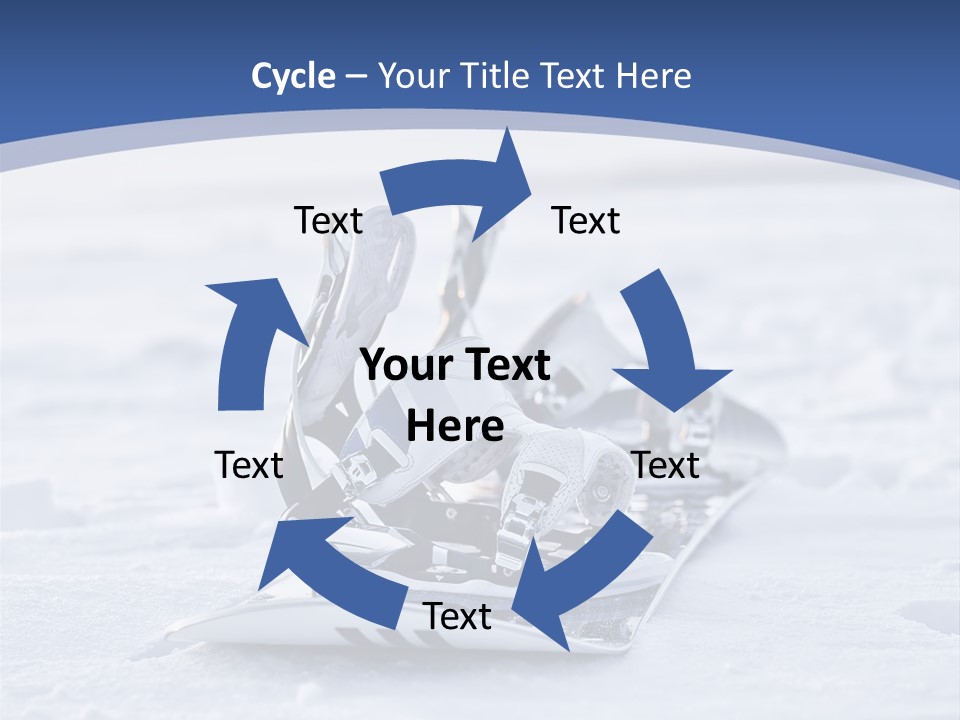 Beauty Icy Winter PowerPoint Template