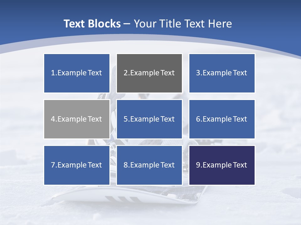 Beauty Icy Winter PowerPoint Template