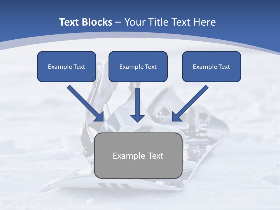 Beauty Icy Winter PowerPoint Template