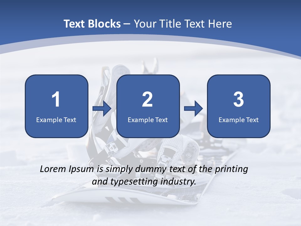 Beauty Icy Winter PowerPoint Template