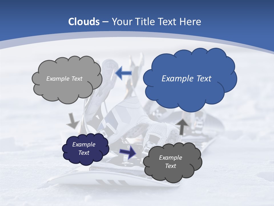 Beauty Icy Winter PowerPoint Template