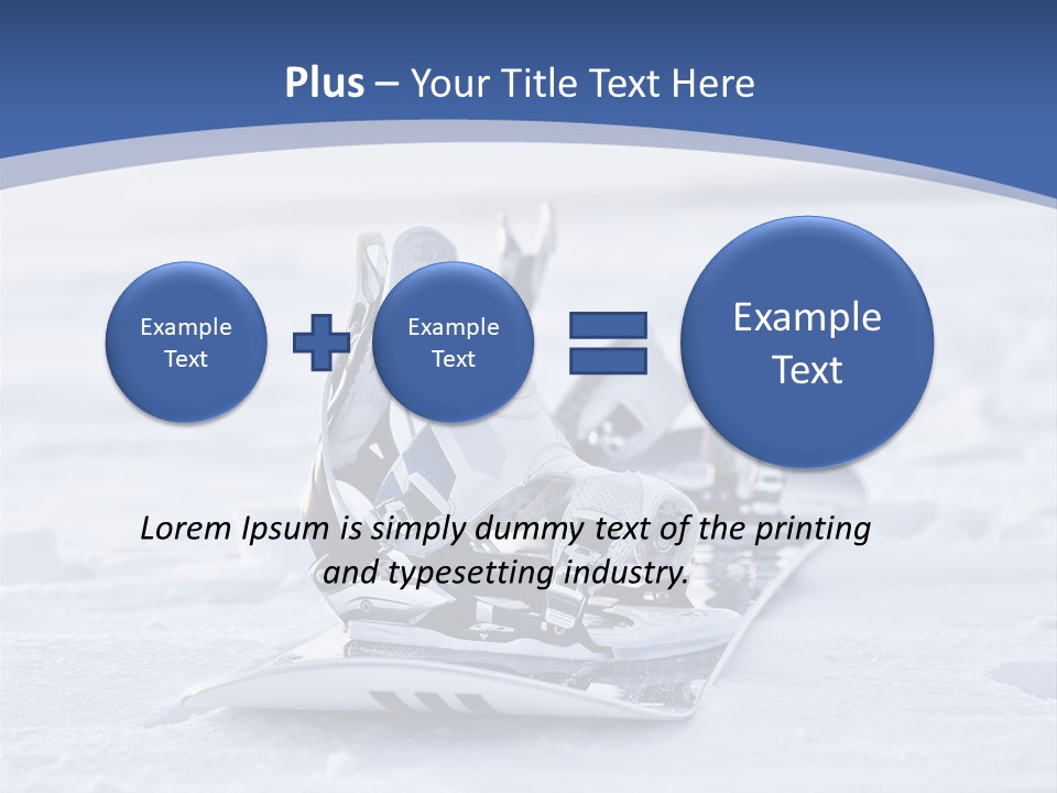 Beauty Icy Winter PowerPoint Template