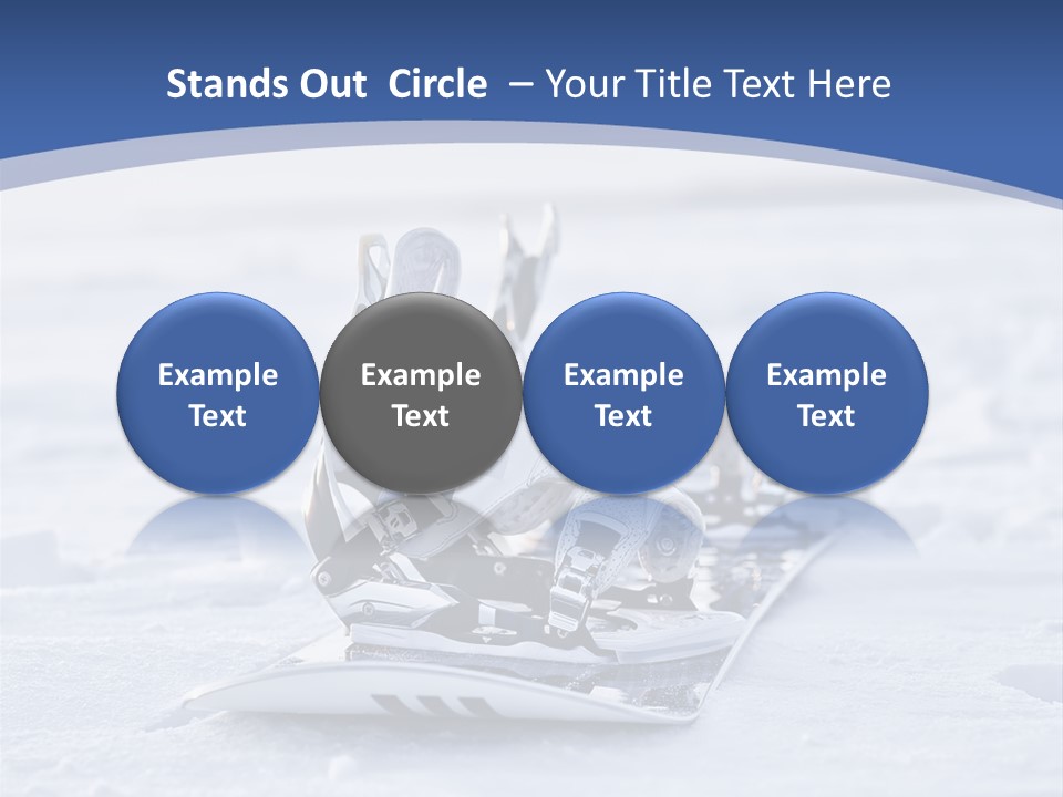Beauty Icy Winter PowerPoint Template