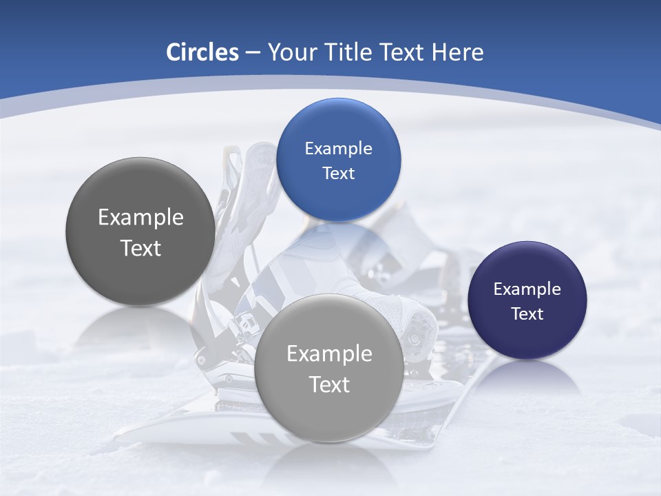 Beauty Icy Winter PowerPoint Template