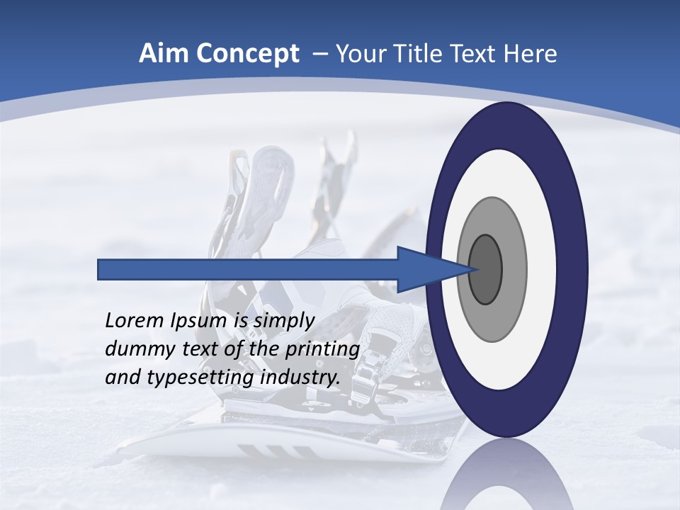 Beauty Icy Winter PowerPoint Template