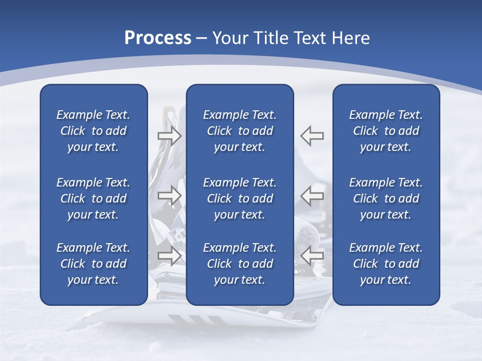 Beauty Icy Winter PowerPoint Template