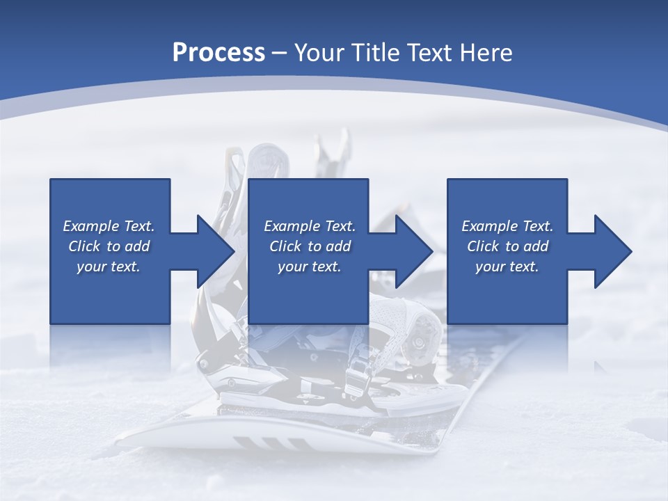 Beauty Icy Winter PowerPoint Template