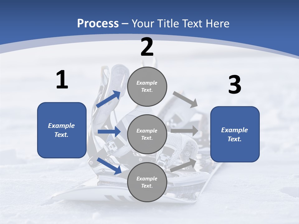 Beauty Icy Winter PowerPoint Template