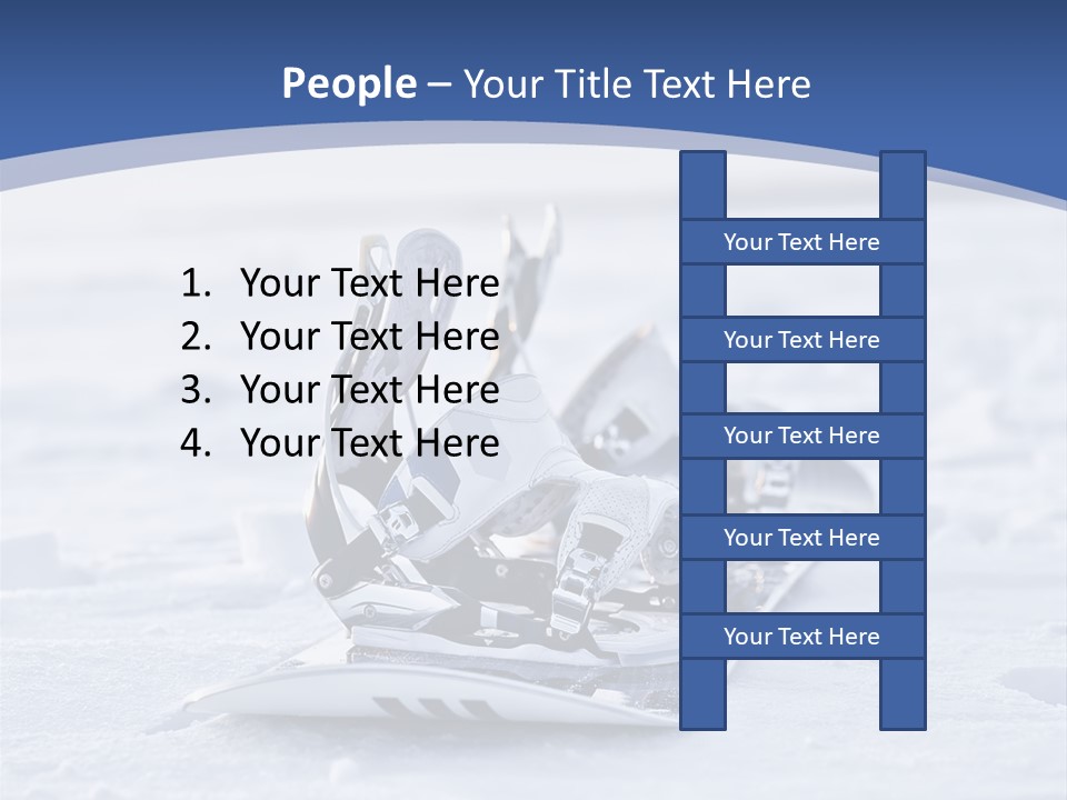Beauty Icy Winter PowerPoint Template