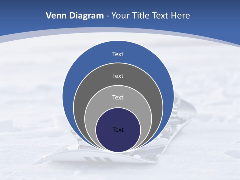 Beauty Icy Winter PowerPoint Template