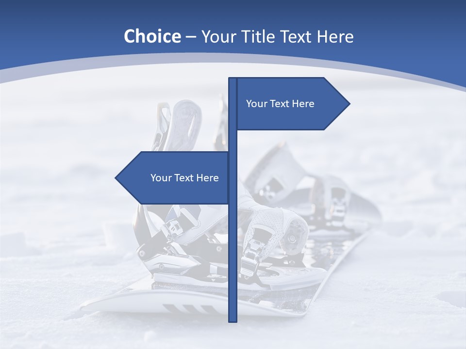 Beauty Icy Winter PowerPoint Template