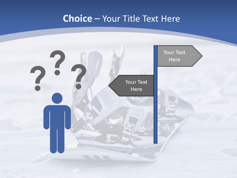 Beauty Icy Winter PowerPoint Template