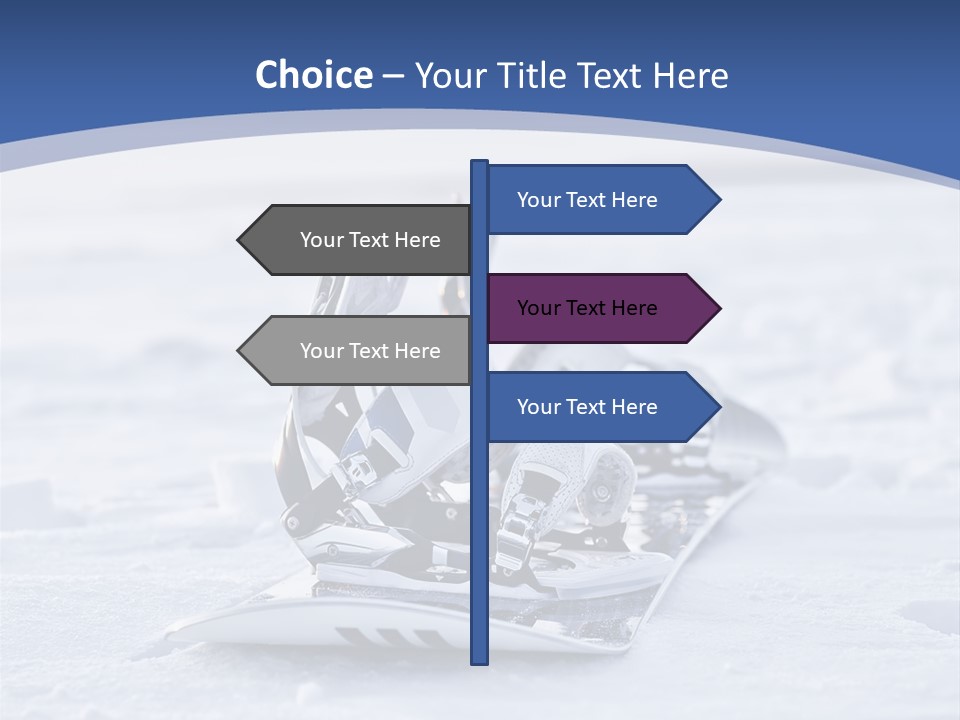 Beauty Icy Winter PowerPoint Template