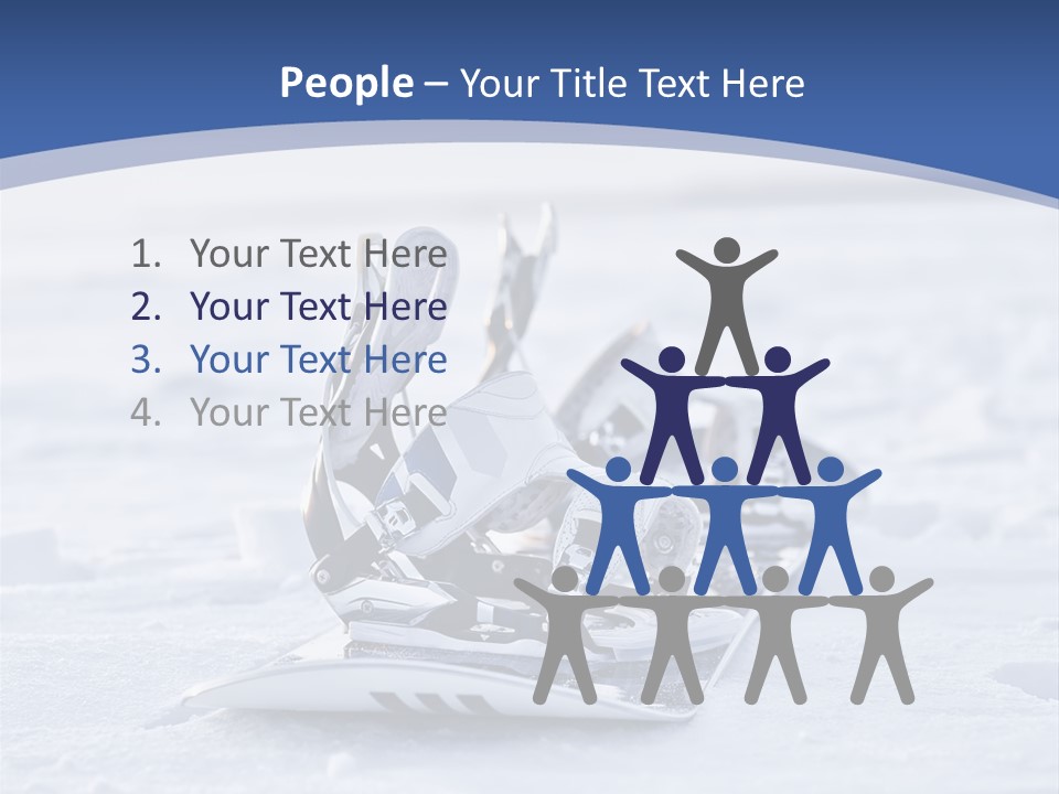 Beauty Icy Winter PowerPoint Template
