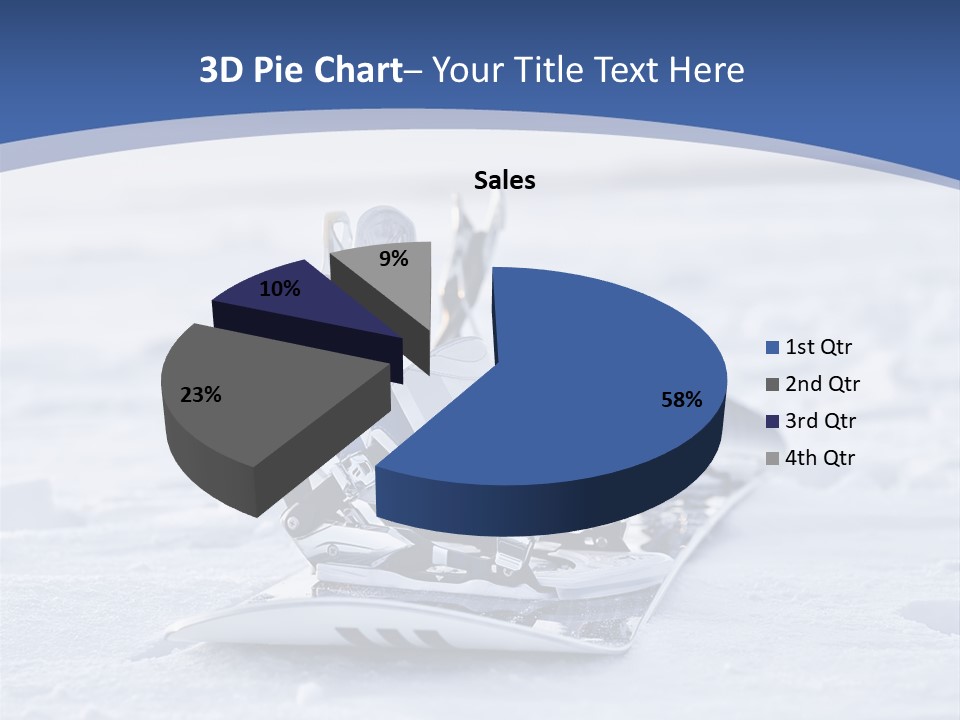 Beauty Icy Winter PowerPoint Template