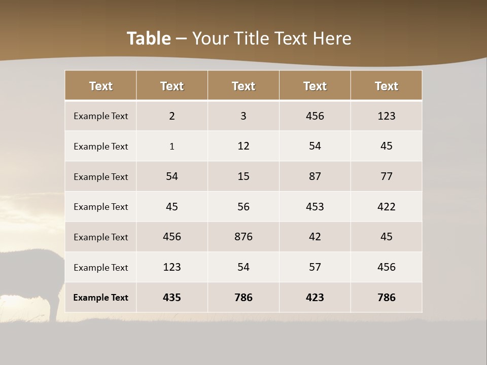 A Group Of Sheep Standing On Top Of A Grass Covered Field PowerPoint Template