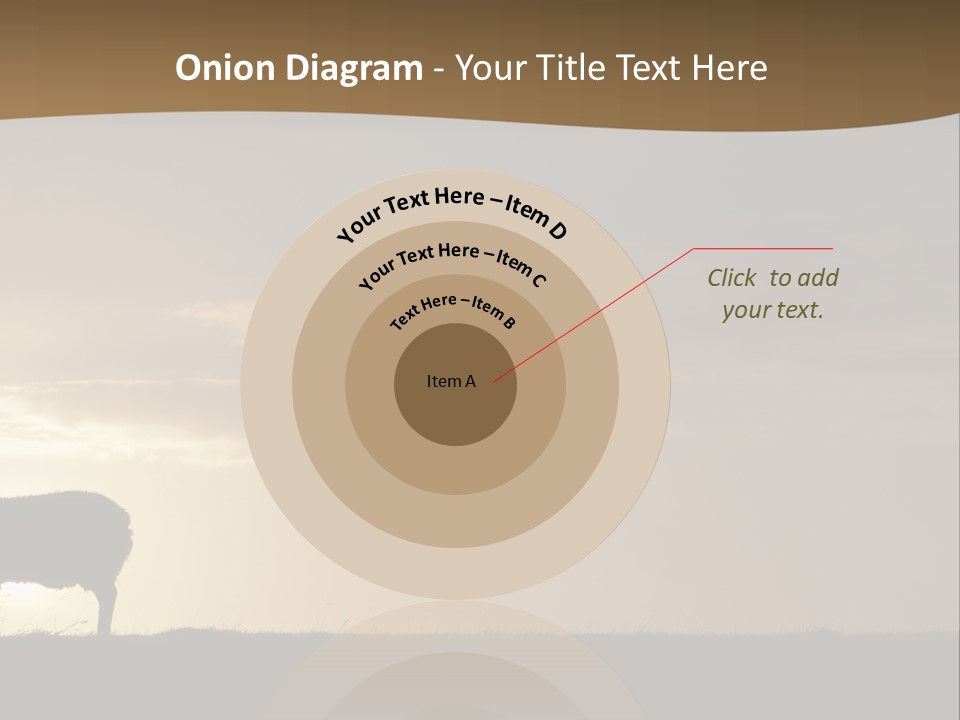 A Group Of Sheep Standing On Top Of A Grass Covered Field PowerPoint Template