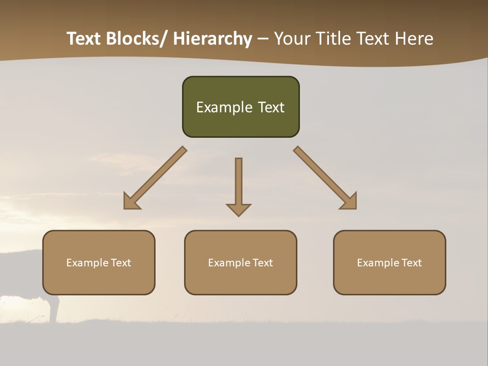 A Group Of Sheep Standing On Top Of A Grass Covered Field PowerPoint Template