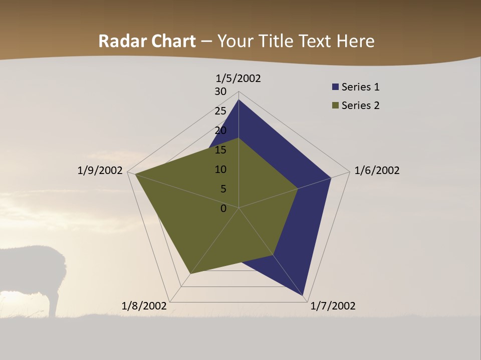 A Group Of Sheep Standing On Top Of A Grass Covered Field PowerPoint Template