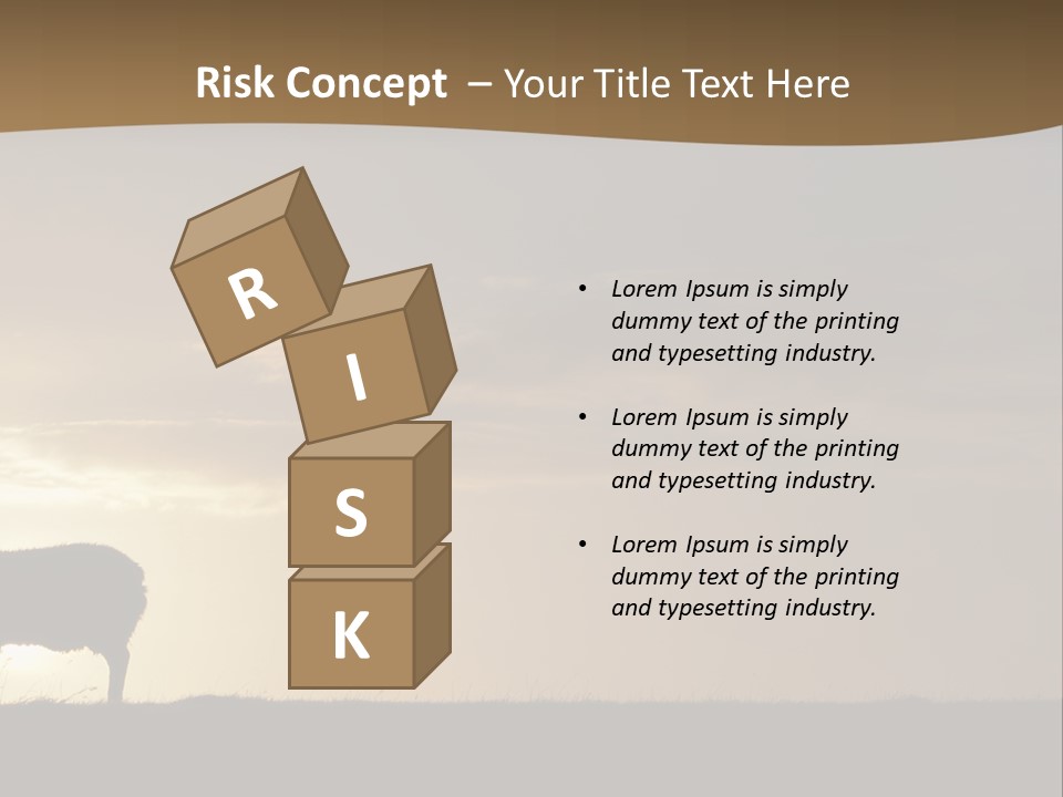 A Group Of Sheep Standing On Top Of A Grass Covered Field PowerPoint Template