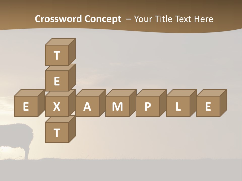 A Group Of Sheep Standing On Top Of A Grass Covered Field PowerPoint Template