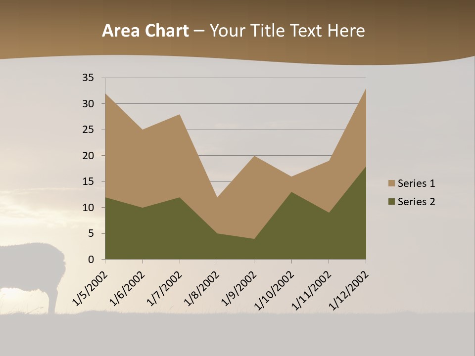 A Group Of Sheep Standing On Top Of A Grass Covered Field PowerPoint Template