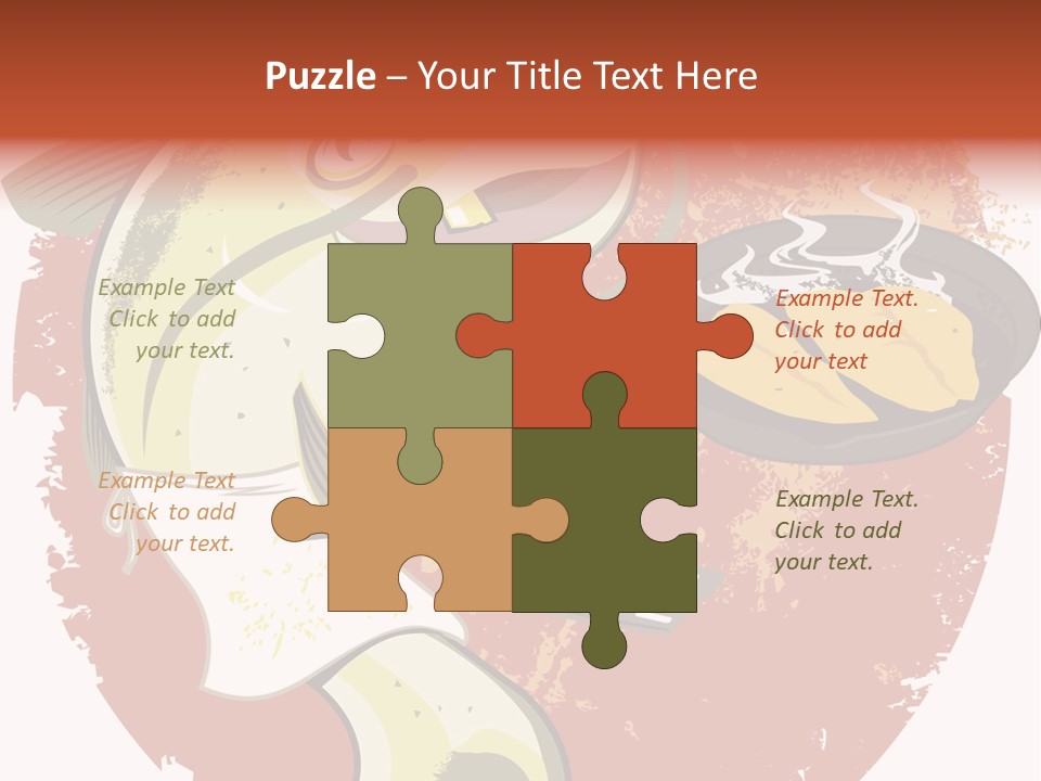 Spatula Catfish Smile PowerPoint Template