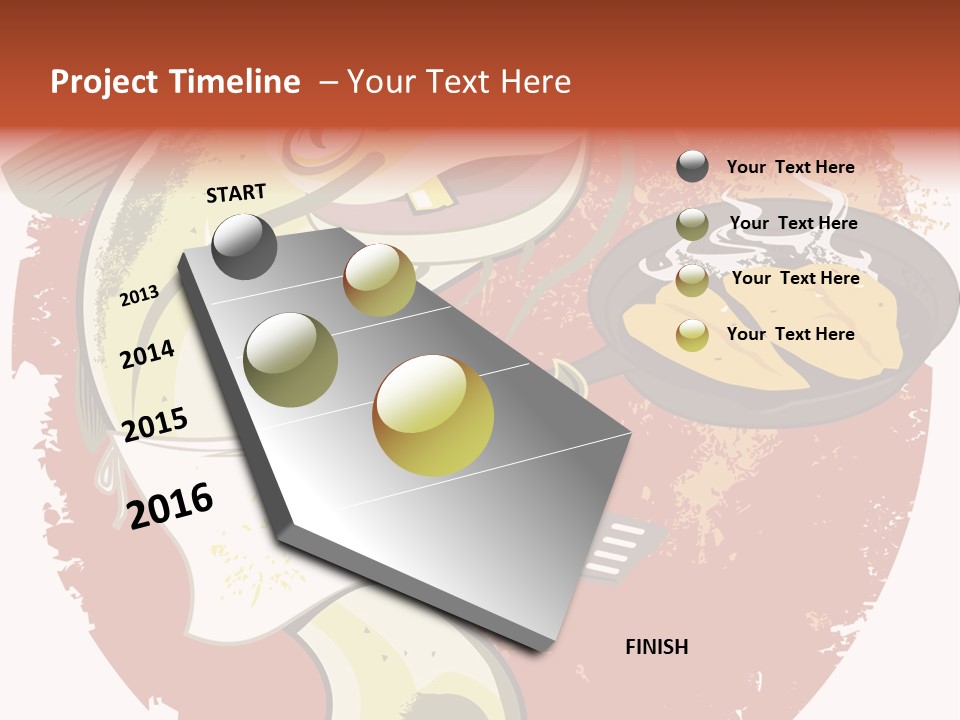 Spatula Catfish Smile PowerPoint Template