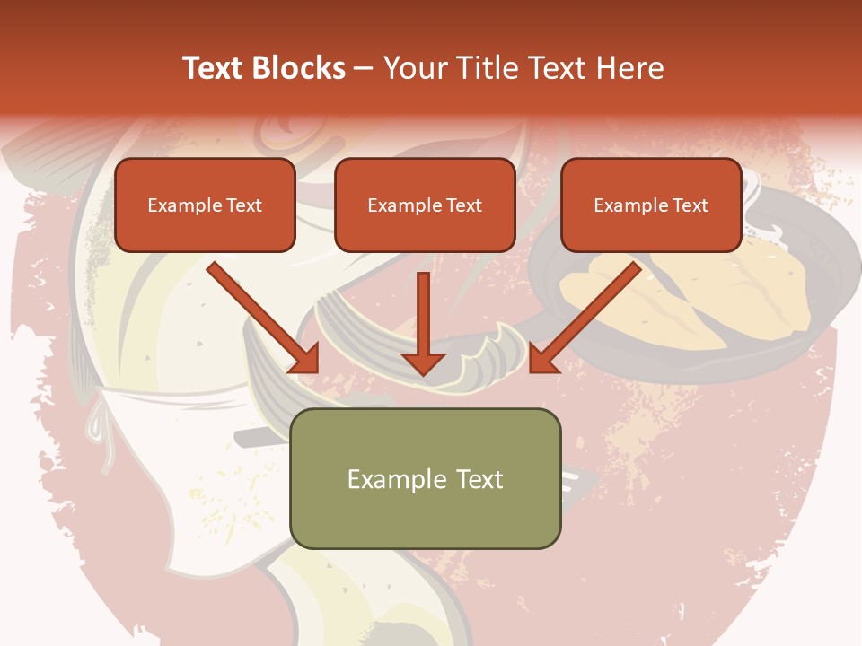 Spatula Catfish Smile PowerPoint Template