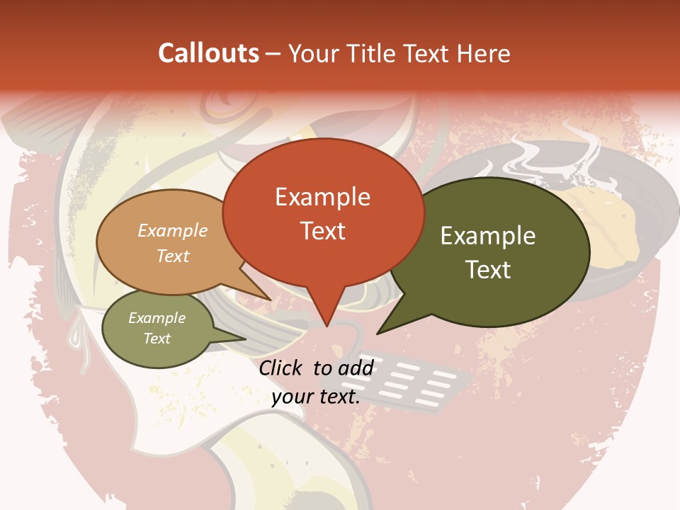 Spatula Catfish Smile PowerPoint Template