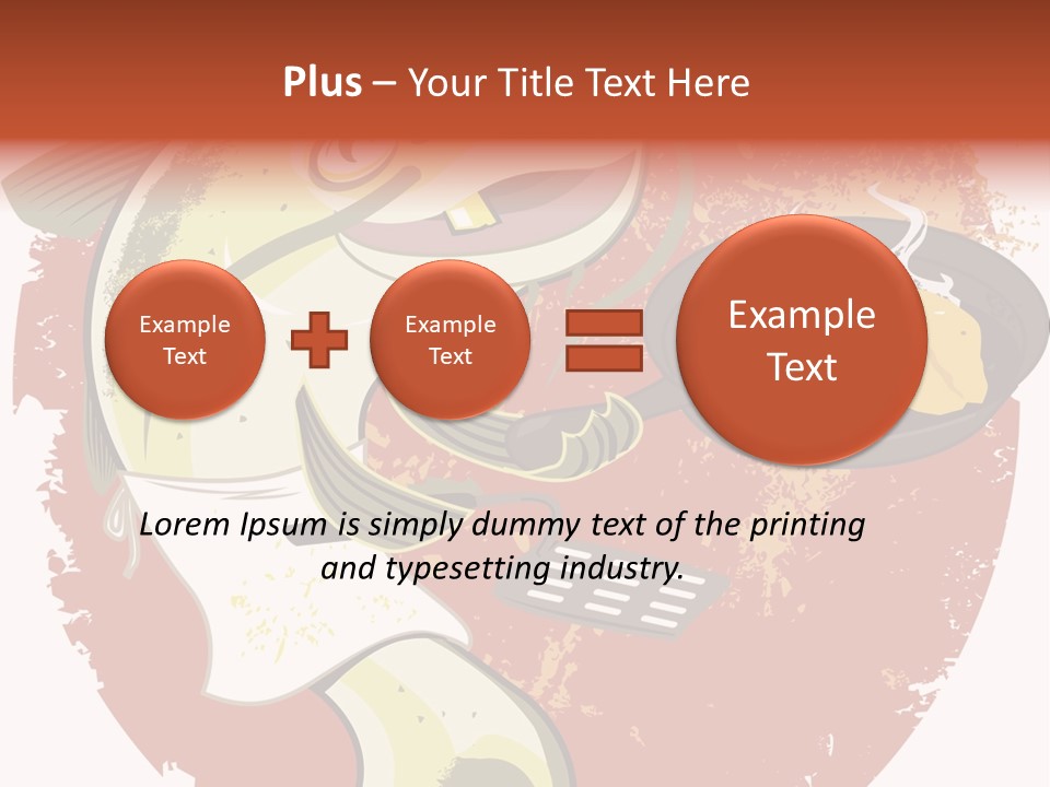 Spatula Catfish Smile PowerPoint Template