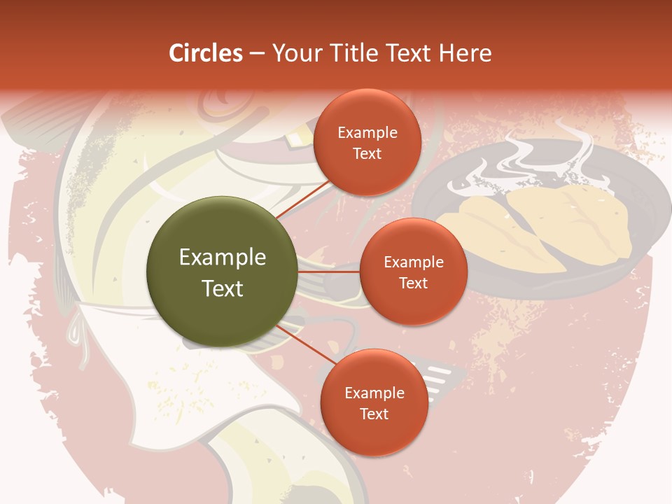 Spatula Catfish Smile PowerPoint Template
