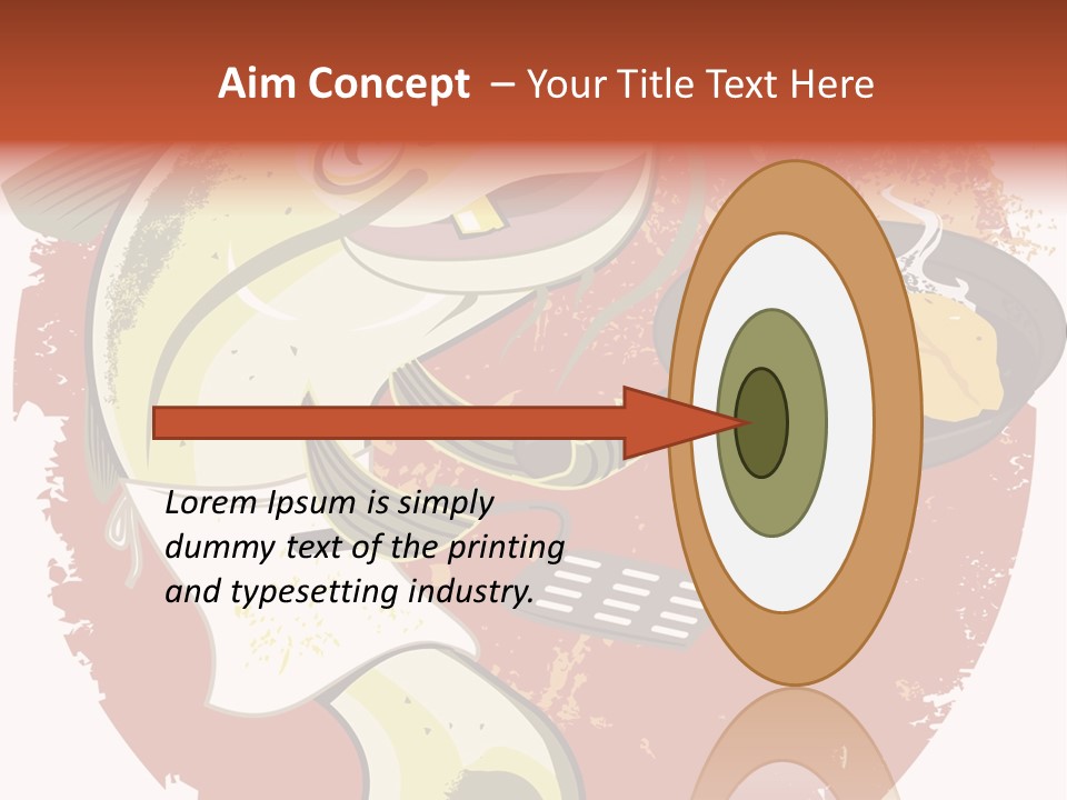 Spatula Catfish Smile PowerPoint Template