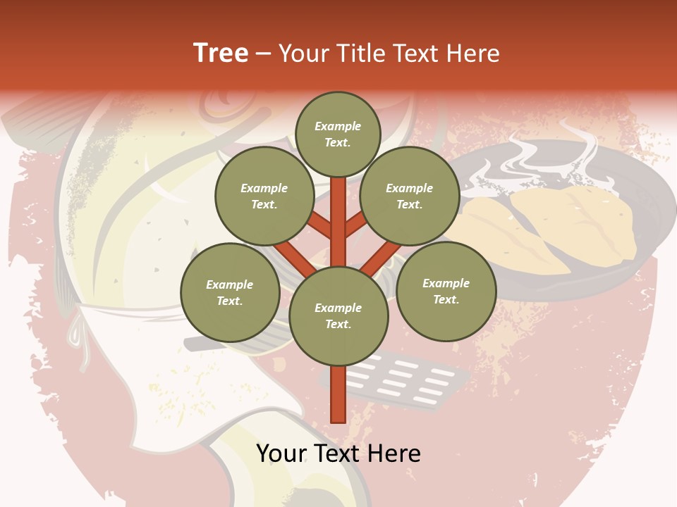 Spatula Catfish Smile PowerPoint Template