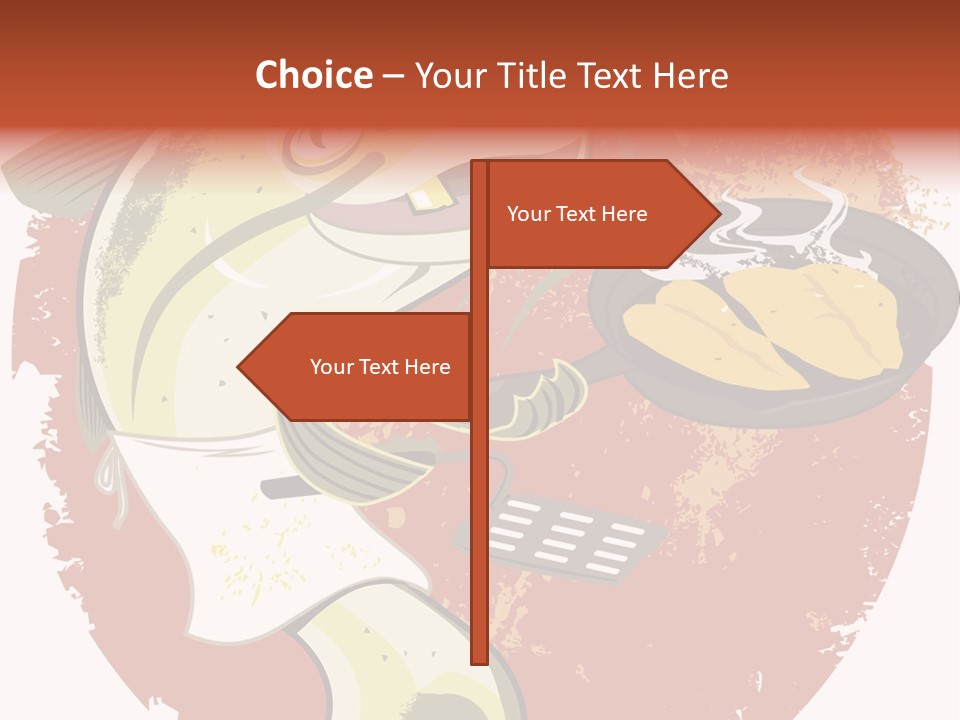 Spatula Catfish Smile PowerPoint Template