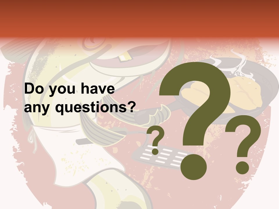 Spatula Catfish Smile PowerPoint Template