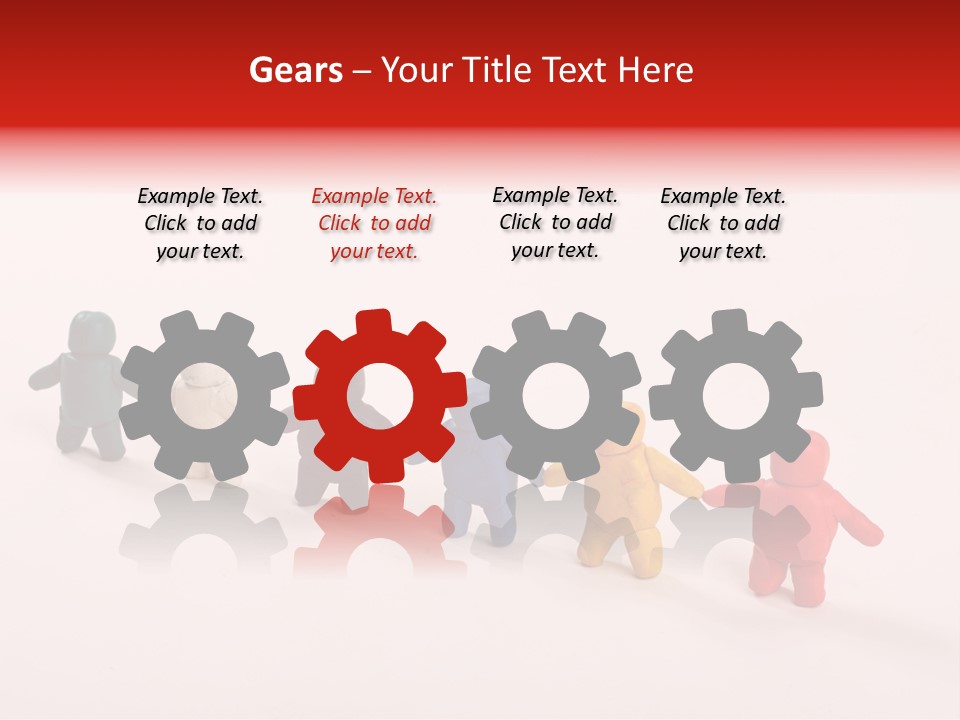 Green Sculpture Success PowerPoint Template