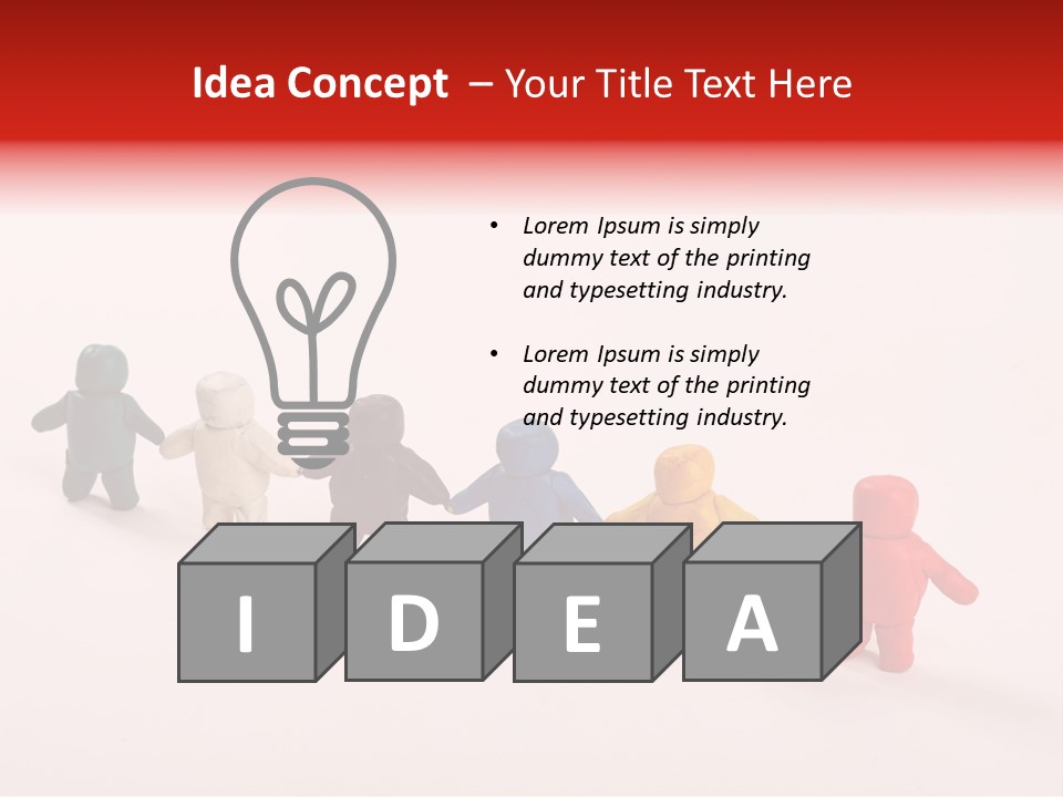 Green Sculpture Success PowerPoint Template