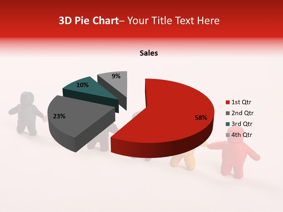 Green Sculpture Success PowerPoint Template
