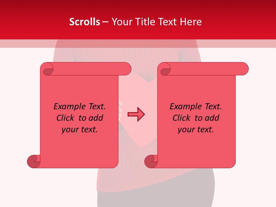 Romantic Woman Lady PowerPoint Template