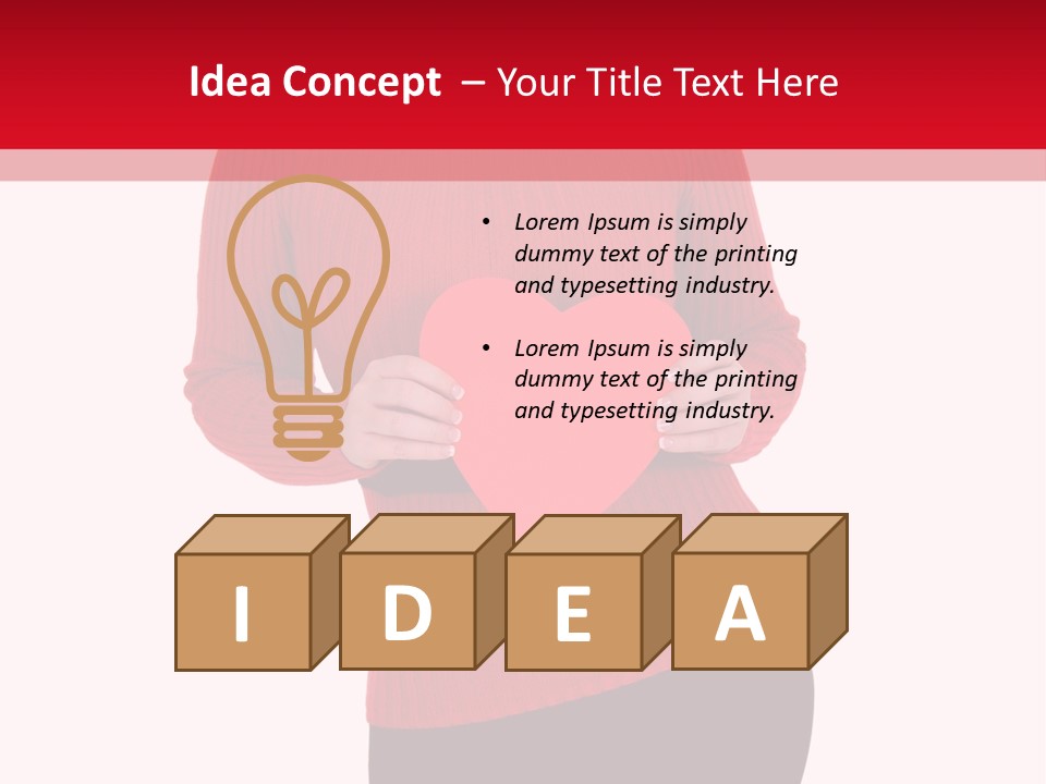 Romantic Woman Lady PowerPoint Template