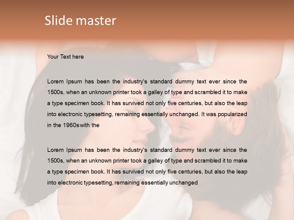 Hug Attractive Marriage PowerPoint Template