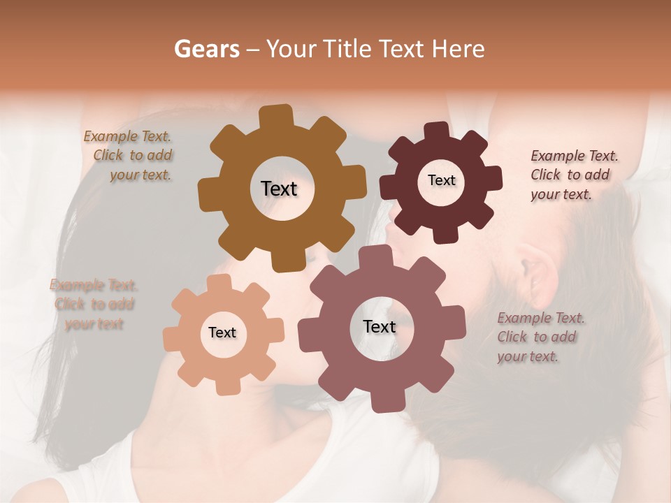 Hug Attractive Marriage PowerPoint Template