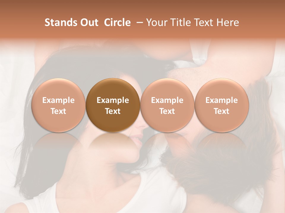 Hug Attractive Marriage PowerPoint Template