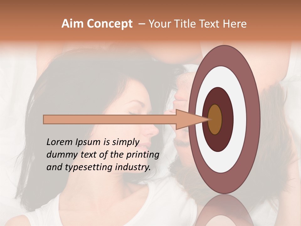 Hug Attractive Marriage PowerPoint Template