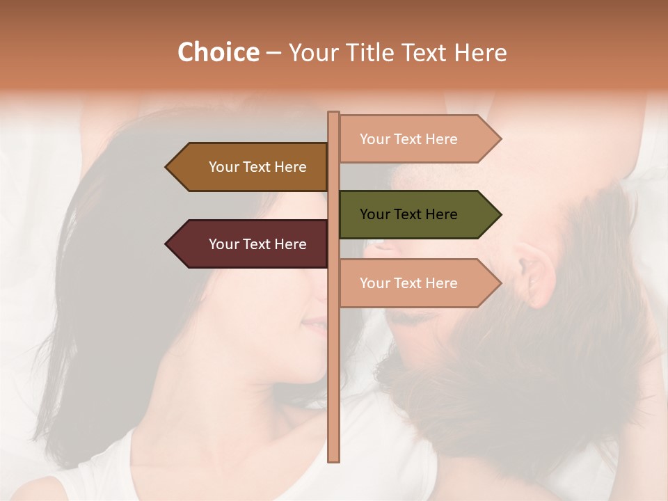 Hug Attractive Marriage PowerPoint Template